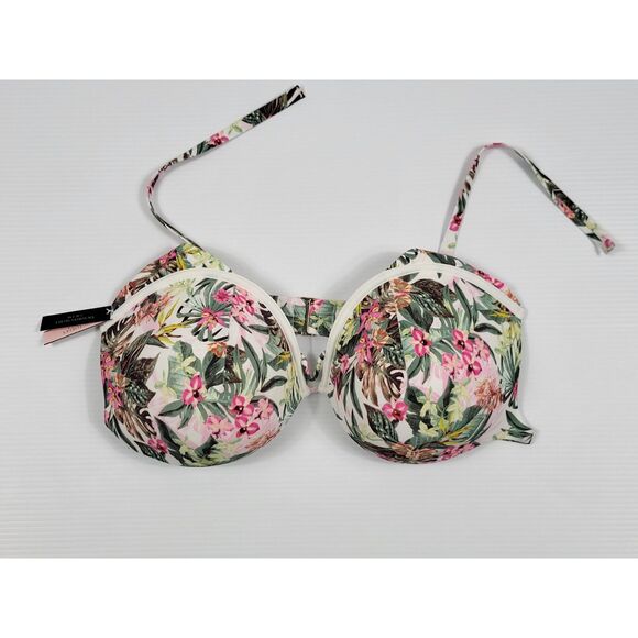 NWT Victoria's Secret Bali Bombshell Add 2 Cups Push Up Swim‎ Bikini Top 38D - Picture 2 of 8